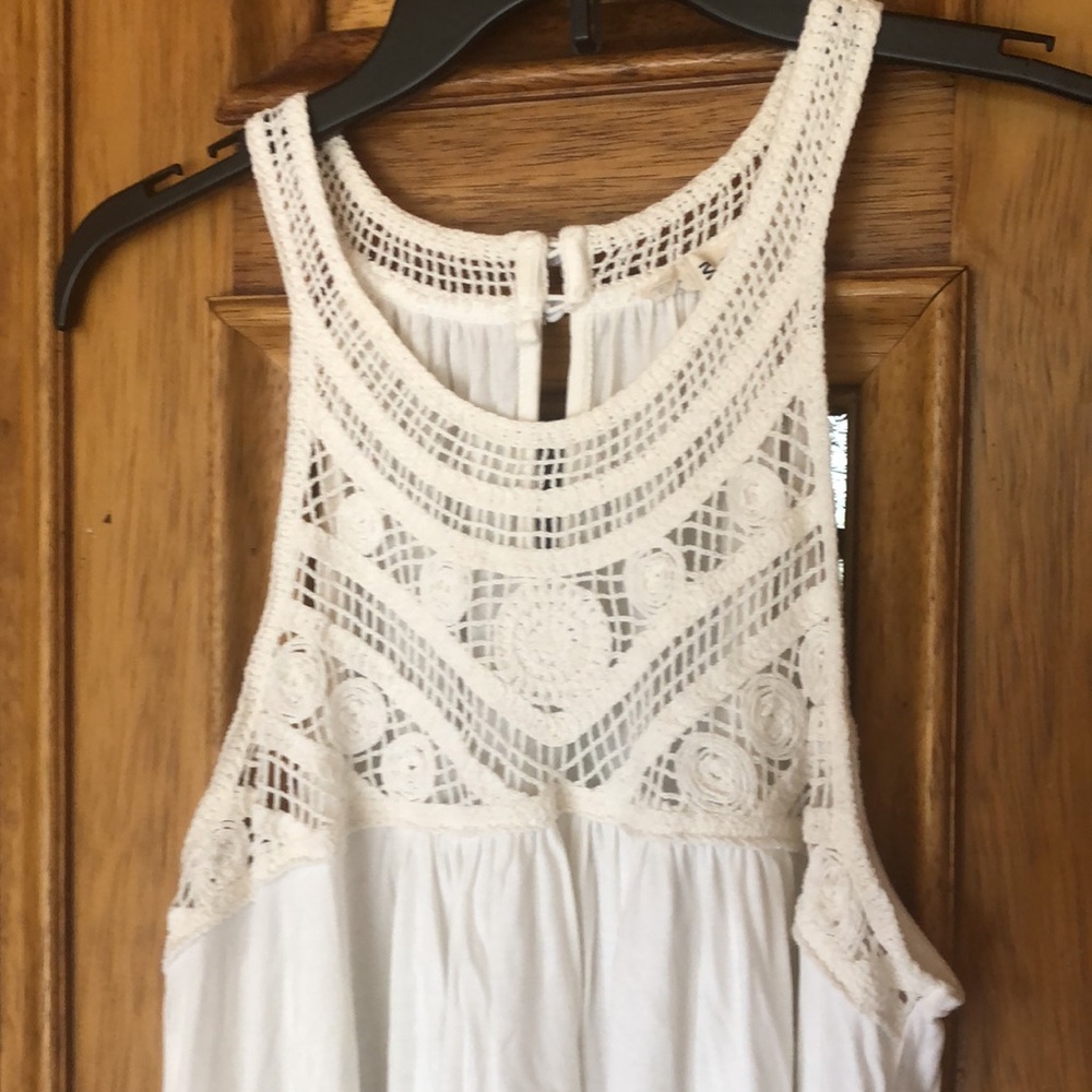 POL Lace Bib Tunic Top - Picture 7 of 9